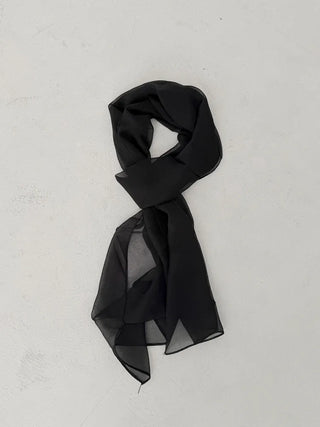 Delicate See-through Chiffon Long Scarf