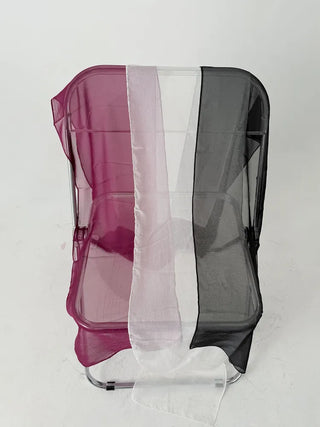 Delicate See-through Chiffon Long Scarf