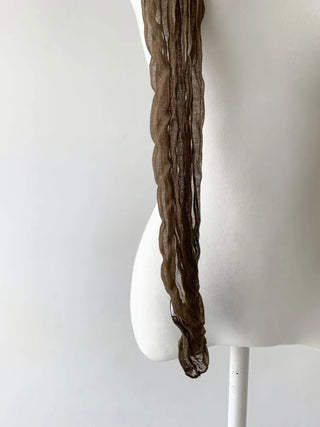 Light Wrinkle Long Muffler Scarf
