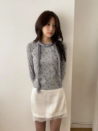 Light Wrinkle Long Muffler Scarf