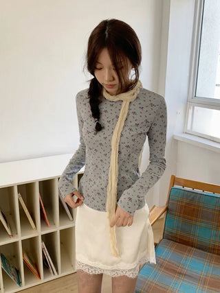 Light Wrinkle Long Muffler Scarf