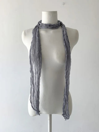 Light Wrinkle Long Muffler Scarf