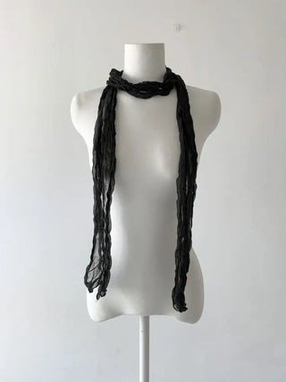 Light Wrinkle Long Muffler Scarf