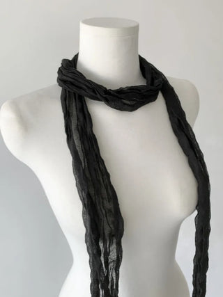 Light Wrinkle Long Muffler Scarf