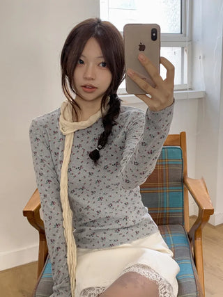 Light Wrinkle Long Muffler Scarf