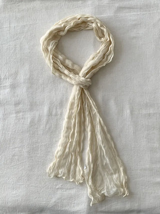 Light Wrinkle Long Muffler Scarf