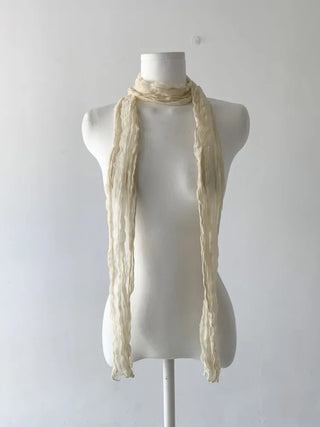 Light Wrinkle Long Muffler Scarf