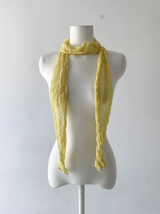 Light Wrinkle Long Muffler Scarf
