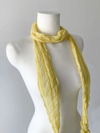 Light Wrinkle Long Muffler Scarf