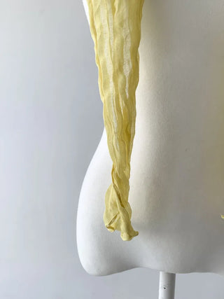 Light Wrinkle Long Muffler Scarf