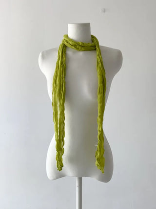 Light Wrinkle Long Muffler Scarf