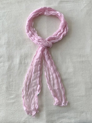 Light Wrinkle Long Muffler Scarf