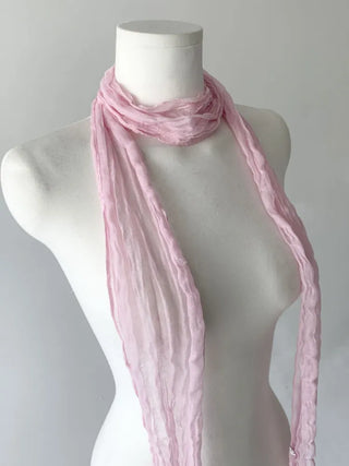 Light Wrinkle Long Muffler Scarf