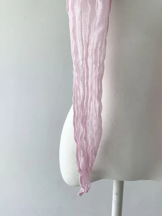 Light Wrinkle Long Muffler Scarf