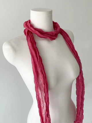 Light Wrinkle Long Muffler Scarf