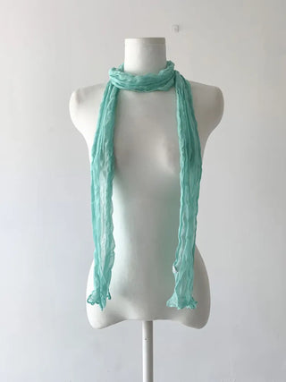 Light Wrinkle Long Muffler Scarf