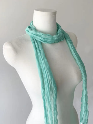 Light Wrinkle Long Muffler Scarf
