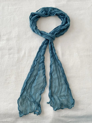 Light Wrinkle Long Muffler Scarf