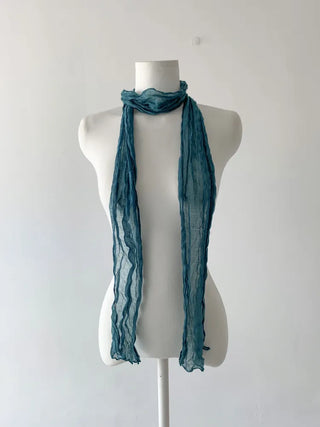 Light Wrinkle Long Muffler Scarf
