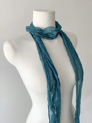 Light Wrinkle Long Muffler Scarf