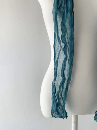 Light Wrinkle Long Muffler Scarf