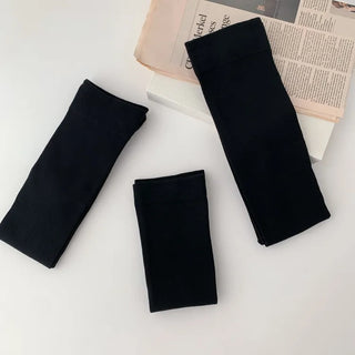 Leg-slimming Length Basic Plain Stretchy Knee Socks Half Stockings