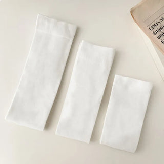 Leg-slimming Length Basic Plain Stretchy Knee Socks Half Stockings