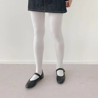 Leg-slimming Length Basic Plain Stretchy Knee Socks Half Stockings