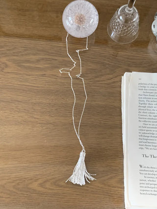 Glide Tassel Metal Long Drop Necklace