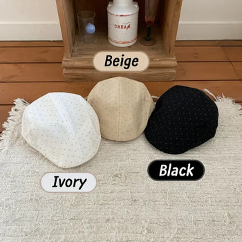 Crisp Dot Pattern Hunting Cap