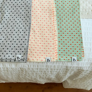 Candy Twin Dot Stripe Color Block Scarf Muffler