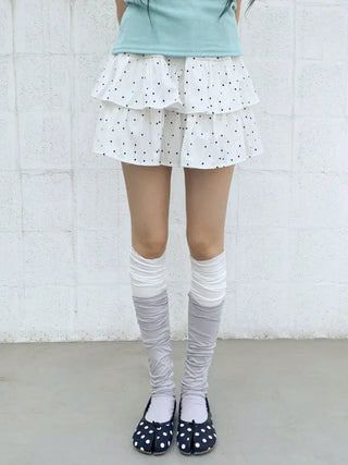 Mono Line Basic Slim Knee Socks