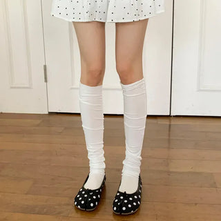 Mono Line Basic Slim Knee Socks