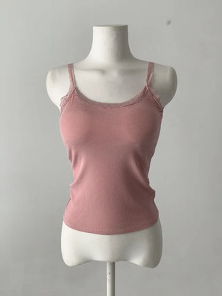 Letty Lace Basic Ribbed Bralette Sleeveless