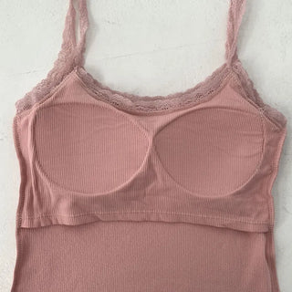 Letty Lace Basic Ribbed Bralette Sleeveless