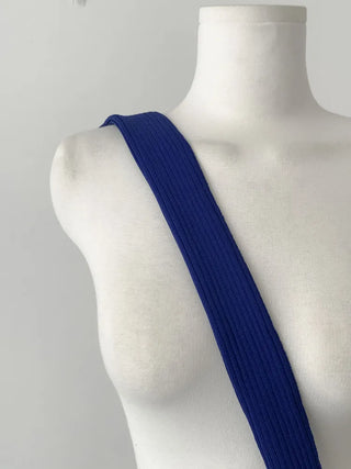 Simo Ribbed Color Mini Phone Crossbody Knit Bag