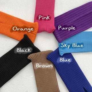 Simo Ribbed Color Mini Phone Crossbody Knit Bag