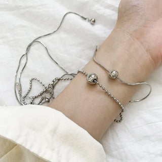 Moeli Mini Ball Drop Layered Necklace