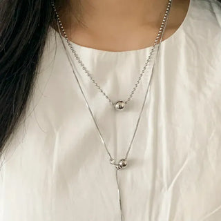 Moeli Mini Ball Drop Layered Necklace
