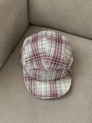 Ramu Check Vintage Grid Camp Cap