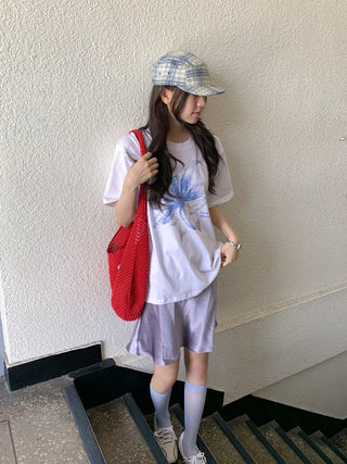 Ramu Check Vintage Grid Camp Cap