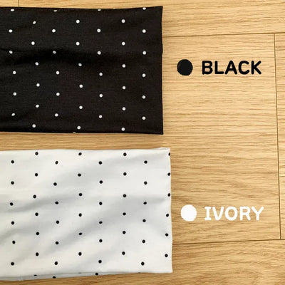 Kuni Dot Slim Hairband Bandana