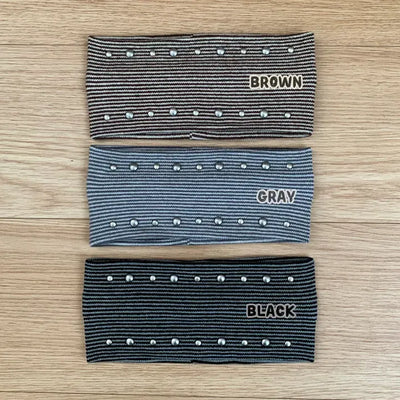 Day Studded Stripe Hairband Bandana