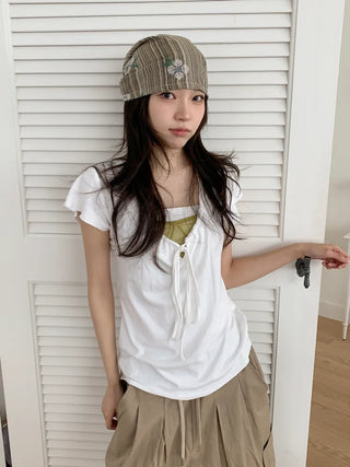 Tony Ethnic Flower Stripe Pattern Bandana Hat