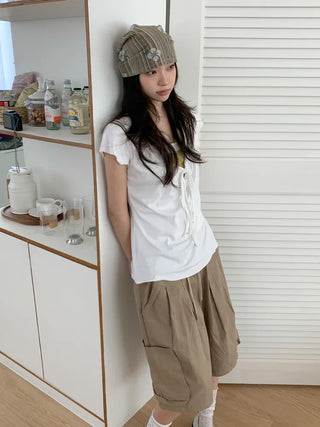 Tony Ethnic Flower Stripe Pattern Bandana Hat