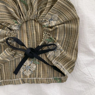 Tony Ethnic Flower Stripe Pattern Bandana Hat