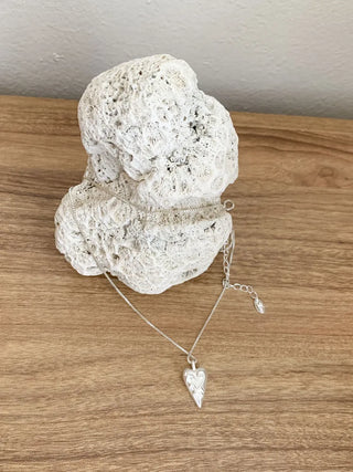 Heart Tree Pendant Drop Long Necklace