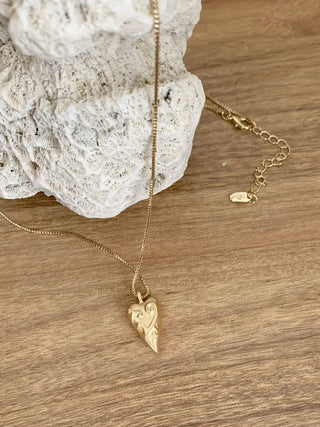 Heart Tree Pendant Drop Long Necklace