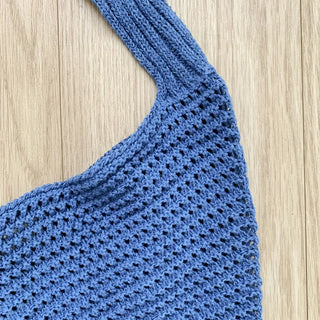 Net Loose Summer Color Knit Oversized Shoulder Bag