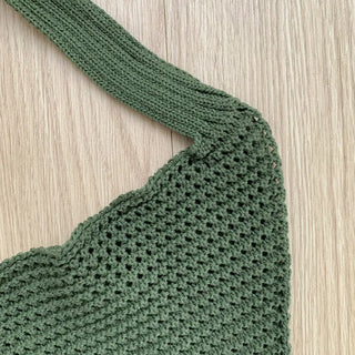 Net Loose Summer Color Knit Oversized Shoulder Bag